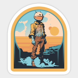 <SPACE - Kid Saturn Sticker